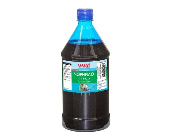 Чорнило WWM HP №177/85 1000г Light Cyan (H77/LC-4)