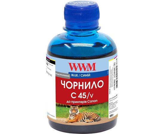 Чернила WWM Canon CLI-481PB 200г Blue (C45/V)