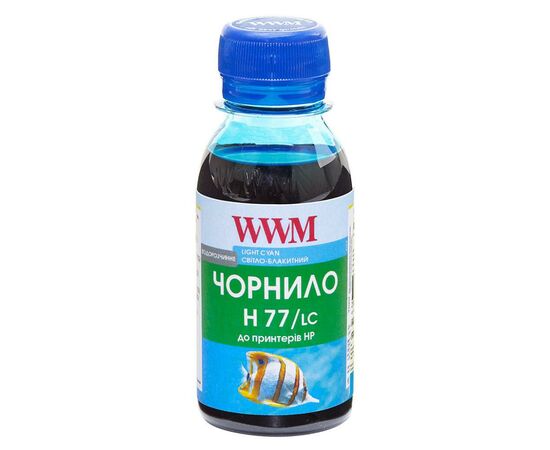 Чернила WWM HP №177/85 100г Light Cyan (H77/LC-2)