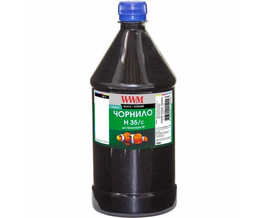Чернила WWM HP №21/129/121 1000г Black pigm. (H35/BP-4)