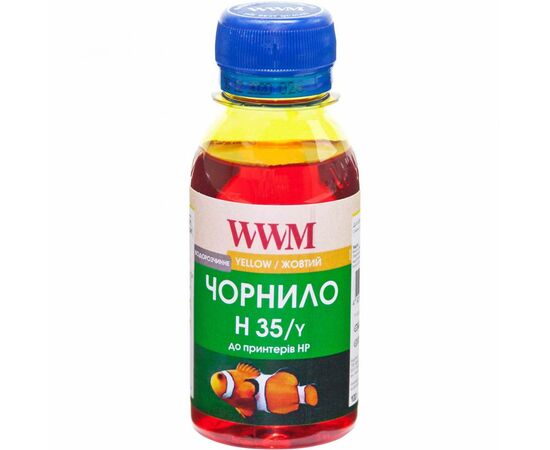 Чернила WWM HP №22/134/121 100г Yellow (H35/Y-2)