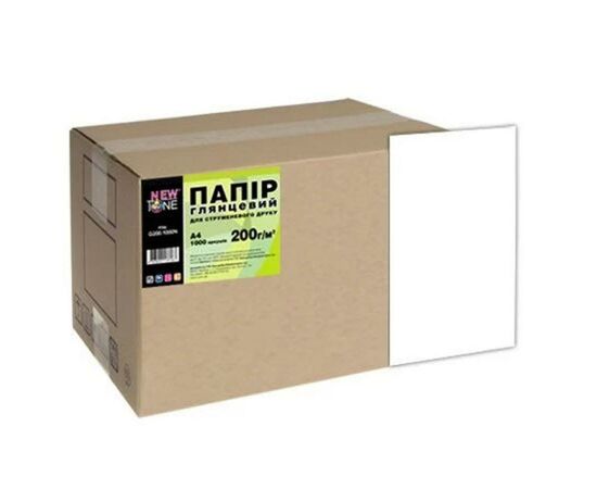 Фотопапір NewTone A4 Glossy 200г, 100ст (G200.100N)