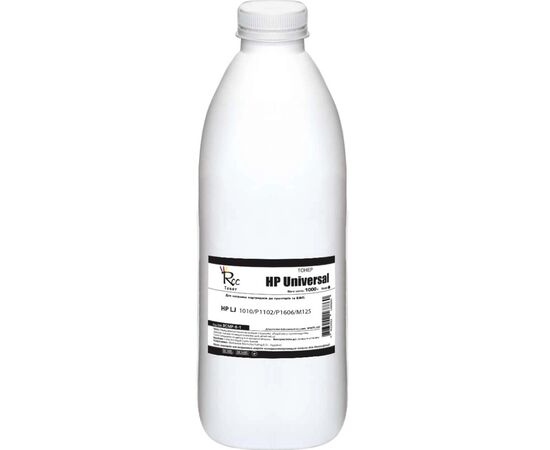 Тонер HP LJ 1010/P1102/P1606/M125, 1000г Black RC (RCMP-8-1)