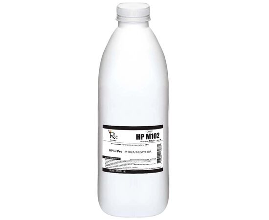 Тонер HP LJ Pro M102A/102W/130A, 1000г Black RC (RCM102-1)