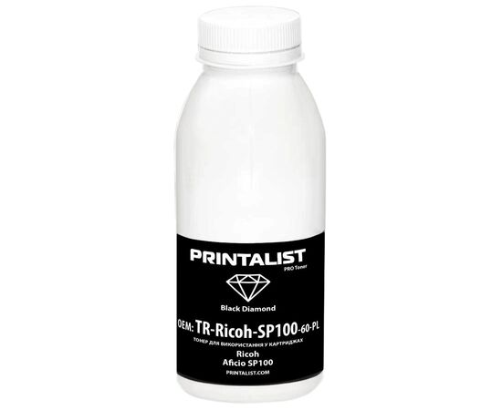 Тонер Ricoh Aficio SP100, 60г Black Printalist (TR-Ricoh-SP100-60-PL)