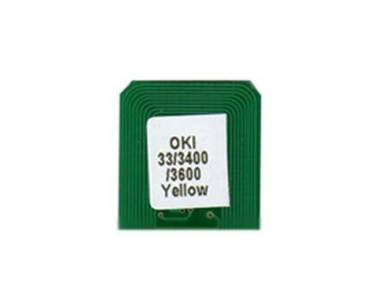 Чип для картриджа OKI C3300/3400/3600 (2.5K) Yellow BASF (WWMID-71090)