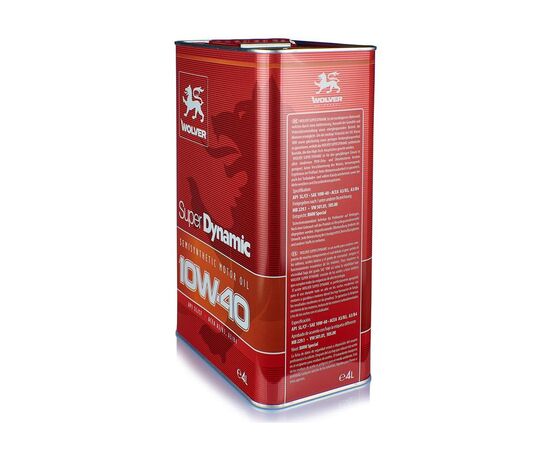 Моторное масло Wolver Super Dinamic 10W-40 4л (4260360940057), изображение 2 Моторное масло Wolver Super Dinamic 10W-40 4л (4260360940057), изображение 2