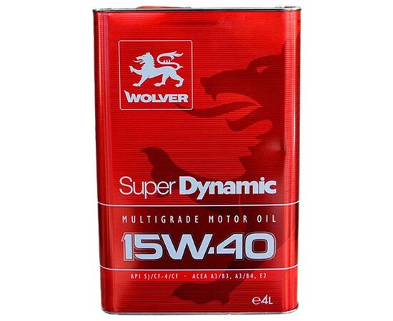 Моторное масло Wolver Super Dinamic 15W-40 4л (4260360941153)