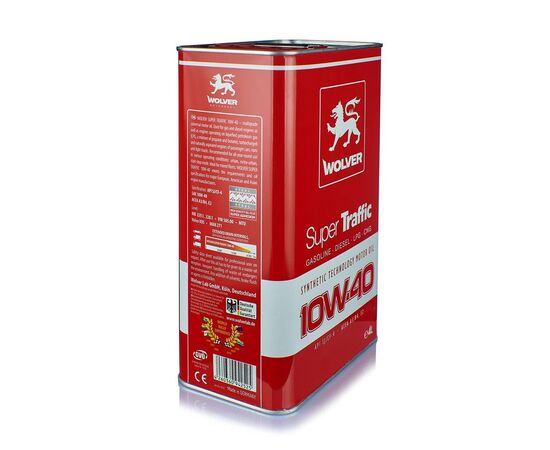 Моторное масло Wolver Super Traffic 10W-40 4л (4260360942525), изображение 2 Моторное масло Wolver Super Traffic 10W-40 4л (4260360942525), изображение 2