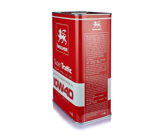 Моторное масло Wolver Super Traffic 10W-40 4л (4260360942525), изображение 3 Моторное масло Wolver Super Traffic 10W-40 4л (4260360942525), изображение 3