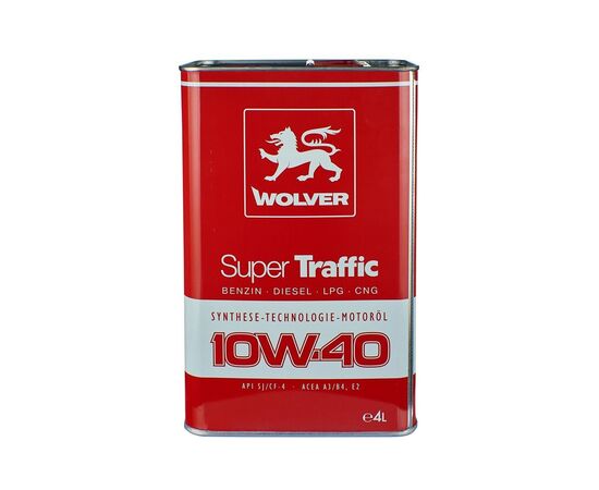 Моторное масло Wolver Super Traffic 10W-40 4л (4260360942525)