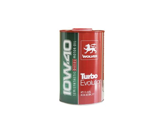 Моторное масло Wolver Turbo Evolution 10W-40 1л (4260360944413)