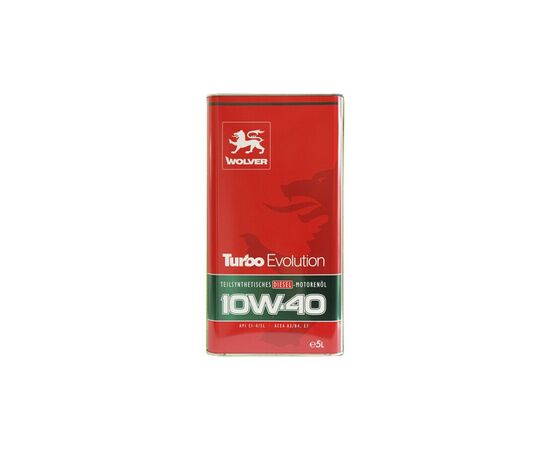 Моторна олива Wolver Turbo Evolution 10W-40 5л (4260360944420)