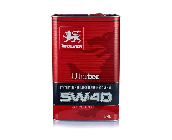 Моторна олива Wolver Ultratec 5W-40 4л (4260360940811)