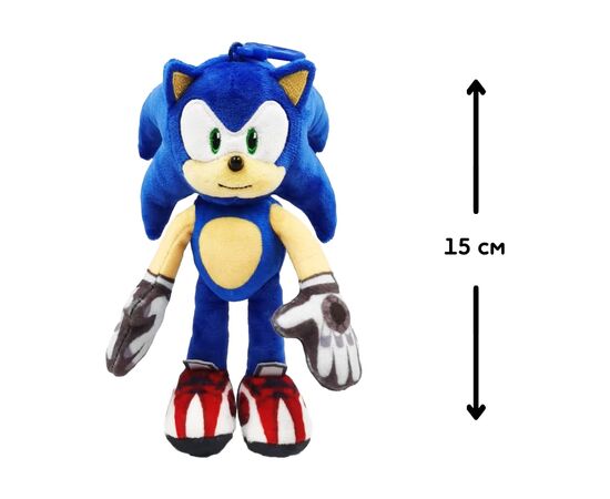 М'яка іграшка Sonic Prime на кліпсі – Сонік-спортсмен 15 см (SON7004B), зображення 2 М'яка іграшка Sonic Prime на кліпсі – Сонік-спортсмен 15 см (SON7004B), зображення 2
