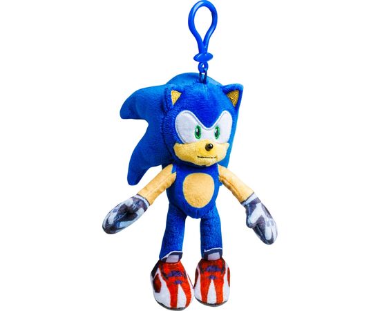 М'яка іграшка Sonic Prime на кліпсі – Сонік-спортсмен 15 см (SON7004B)
