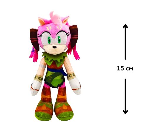 Мягкая игрушка Sonic Prime на клипсе – Эми 15 см (SON7004F), изображение 2 Мягкая игрушка Sonic Prime на клипсе – Эми 15 см (SON7004F), изображение 2