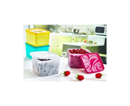 Пищевой контейнер Irak Plastik Alaska квадратний 1,2 л бірюзовий (5291), изображение 2 Пищевой контейнер Irak Plastik Alaska квадратний 1,2 л бірюзовий (5291), изображение 2