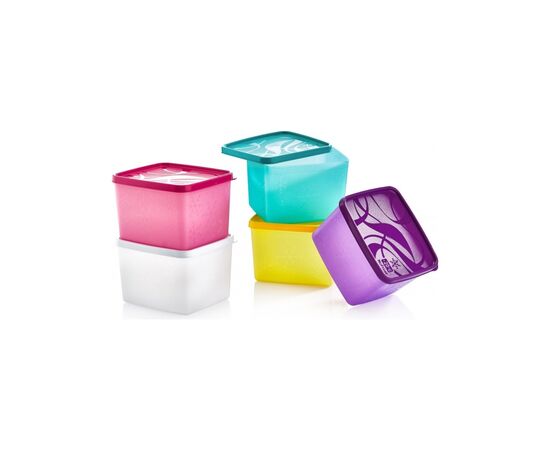 Пищевой контейнер Irak Plastik Alaska квадратний 1,2 л синій (5507), изображение 2