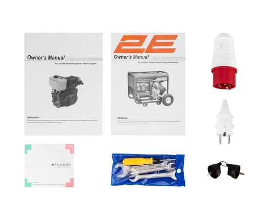 Генератор 2E Disel, 7.5kW, 3-фаз. (2E-BSD10000TE), изображение 10