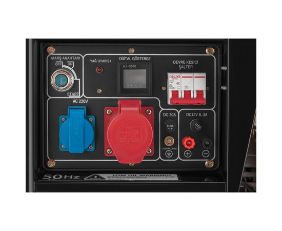 Генератор 2E Disel, 7.5kW, 3-фаз. (2E-BSD10000TE), изображение 6