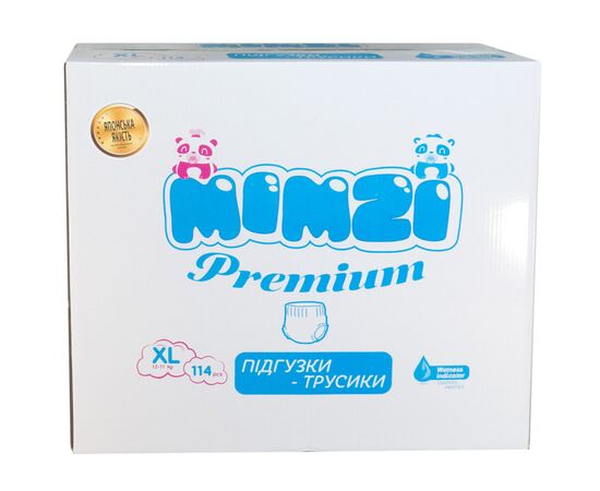 Підгузки Mimzi XL 12-17 кг 38 шт. х 3 пачки (MPXL3) (4820209800289), зображення 7 Підгузки Mimzi XL 12-17 кг 38 шт. х 3 пачки (MPXL3) (4820209800289), зображення 7