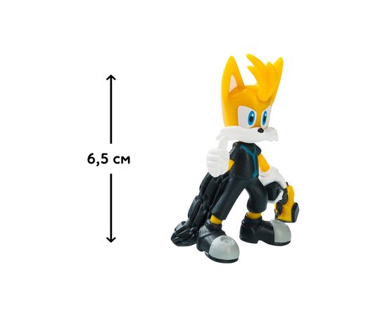 Фигурка Sonic Prime Тейлз 6,5 см (SON2010F), изображение 2 Фигурка Sonic Prime Тейлз 6,5 см (SON2010F), изображение 2