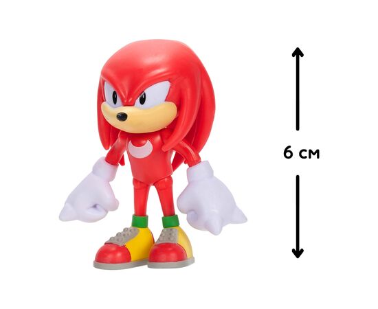 Фигурка Sonic the Hedgehog с артикуляцией - Классический Наклз 6 см (41436i), изображение 5