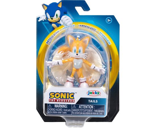 Фігурка Sonic the Hedgehog з артикуляцією - Модерн Тейлз 6 см (40688i-RF1), зображення 6 Фігурка Sonic the Hedgehog з артикуляцією - Модерн Тейлз 6 см (40688i-RF1), зображення 6