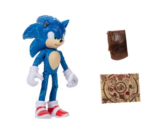 Фигурка Sonic the Hedgehog 2 W2 с артикуляцией – Соник 10 см (41495i), изображение 5 Фигурка Sonic the Hedgehog 2 W2 с артикуляцией – Соник 10 см (41495i), изображение 5
