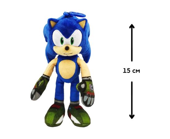 М'яка іграшка Sonic Prime на кліпсі – Сонік 15 см (SON7004A), зображення 2 М'яка іграшка Sonic Prime на кліпсі – Сонік 15 см (SON7004A), зображення 2
