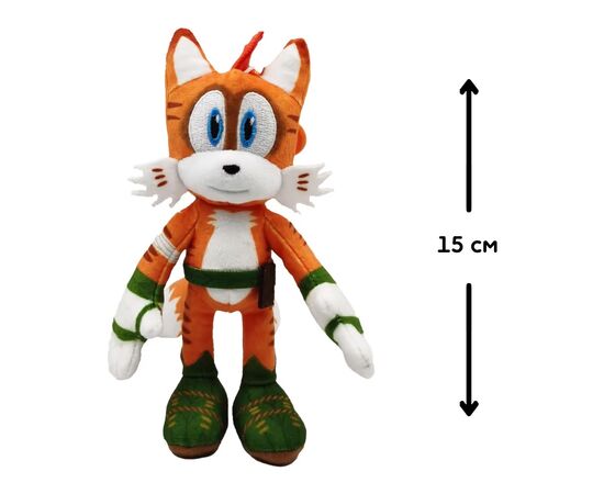 Мягкая игрушка Sonic Prime на клипсе – Тейлз 15 см (SON7004C), изображение 2 Мягкая игрушка Sonic Prime на клипсе – Тейлз 15 см (SON7004C), изображение 2