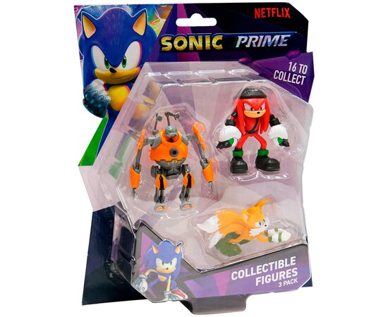 Фигурка Sonic Prime набор – Эгфорсер, Наклз, Тейлз (SON2020A), изображение 2 Фигурка Sonic Prime набор – Эгфорсер, Наклз, Тейлз (SON2020A), изображение 2