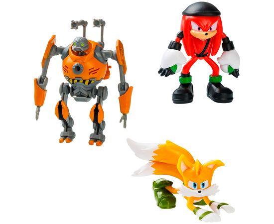 Фигурка Sonic Prime набор – Эгфорсер, Наклз, Тейлз (SON2020A)