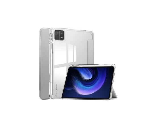 Чехол для планшета BeCover TPU Edge stylus mount Xiaomi Mi Pad 6 / 6 Pro 11" Sliver (709560), изображение 2 Чехол для планшета BeCover TPU Edge stylus mount Xiaomi Mi Pad 6 / 6 Pro 11" Sliver (709560), изображение 2