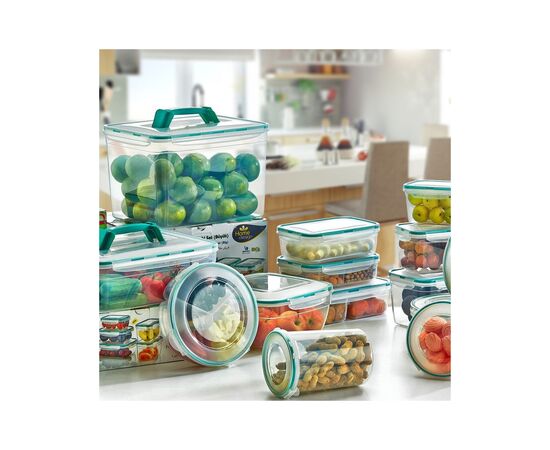 Пищевой контейнер Irak Plastik Fresh квадратний 2 л прозорий (5236), изображение 4