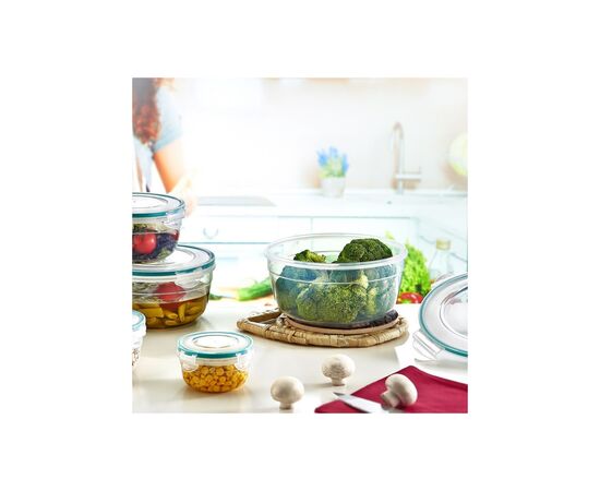 Пищевой контейнер Irak Plastik Fresh круглий 1,5 л прозорий (5226), изображение 5 Пищевой контейнер Irak Plastik Fresh круглий 1,5 л прозорий (5226), изображение 5