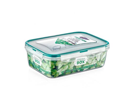 Пищевой контейнер Irak Plastik Fresh прямокутний 1,4 л прозорий (6450), изображение 2