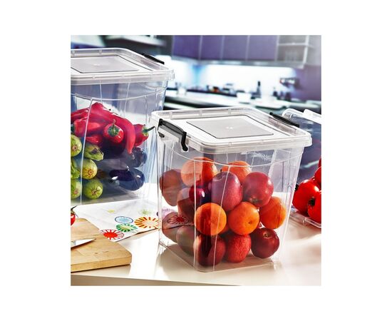 Пищевой контейнер Irak Plastik Sweet квадратний 0,55 л прозорий (5206), изображение 3