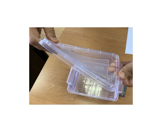 Пищевой контейнер Irak Plastik Sweet квадратний 0,55 л прозорий (5206), изображение 4