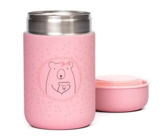 Набор детской посуды Suavinex Смысл жизни Термос для еды розовый (305917), изображение 2 Набор детской посуды Suavinex Смысл жизни Термос для еды розовый (305917), изображение 2