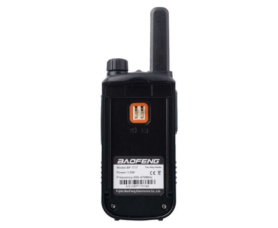 Портативная рация Baofeng BF-T17 Black (BFT17B), изображение 7 Портативная рация Baofeng BF-T17 Black (BFT17B), изображение 7