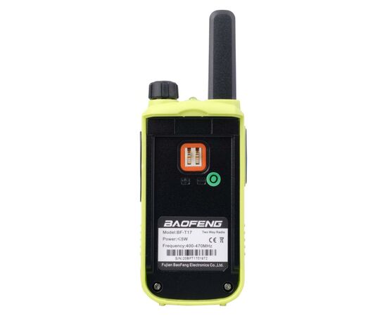 Портативная рация Baofeng BF-T17 Green (BFT17G), изображение 5 Портативная рация Baofeng BF-T17 Green (BFT17G), изображение 5