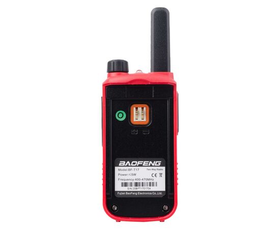 Портативная рация Baofeng BF-T17 Red (BFT17R), изображение 5 Портативная рация Baofeng BF-T17 Red (BFT17R), изображение 5