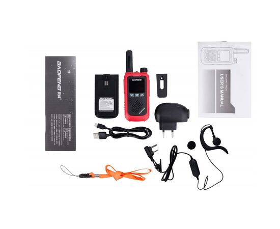 Портативная рация Baofeng BF-T17 Red (BFT17R), изображение 8 Портативная рация Baofeng BF-T17 Red (BFT17R), изображение 8