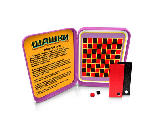 Настольная игра YaGo Шашки (40113), изображение 2 Настольная игра YaGo Шашки (40113), изображение 2