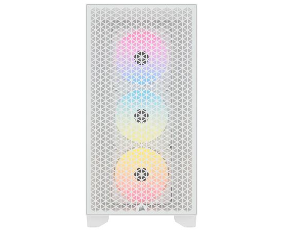 Корпус Corsair 3000D RGB Tempered Glass White (CC-9011256-WW), изображение 2