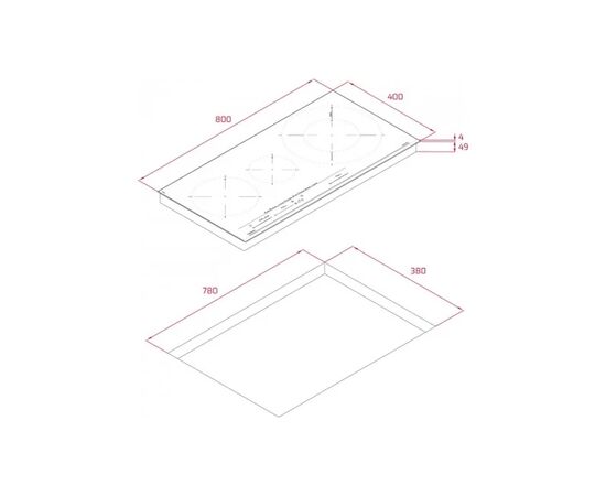 Варочная поверхность Teka IZC 83620 112500039, изображение 5 Варочная поверхность Teka IZC 83620 112500039, изображение 5