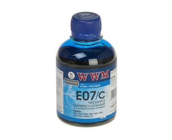 Чернила WWM Epson Stylus Universal Cyan (E07/C)