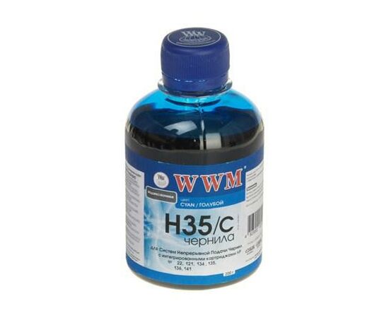 Чорнило WWM HP № 22/121/134/135/136/141 cyan (H35/C)